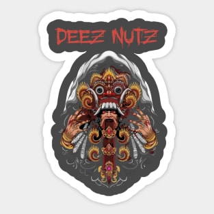 deez nuts art bali Sticker